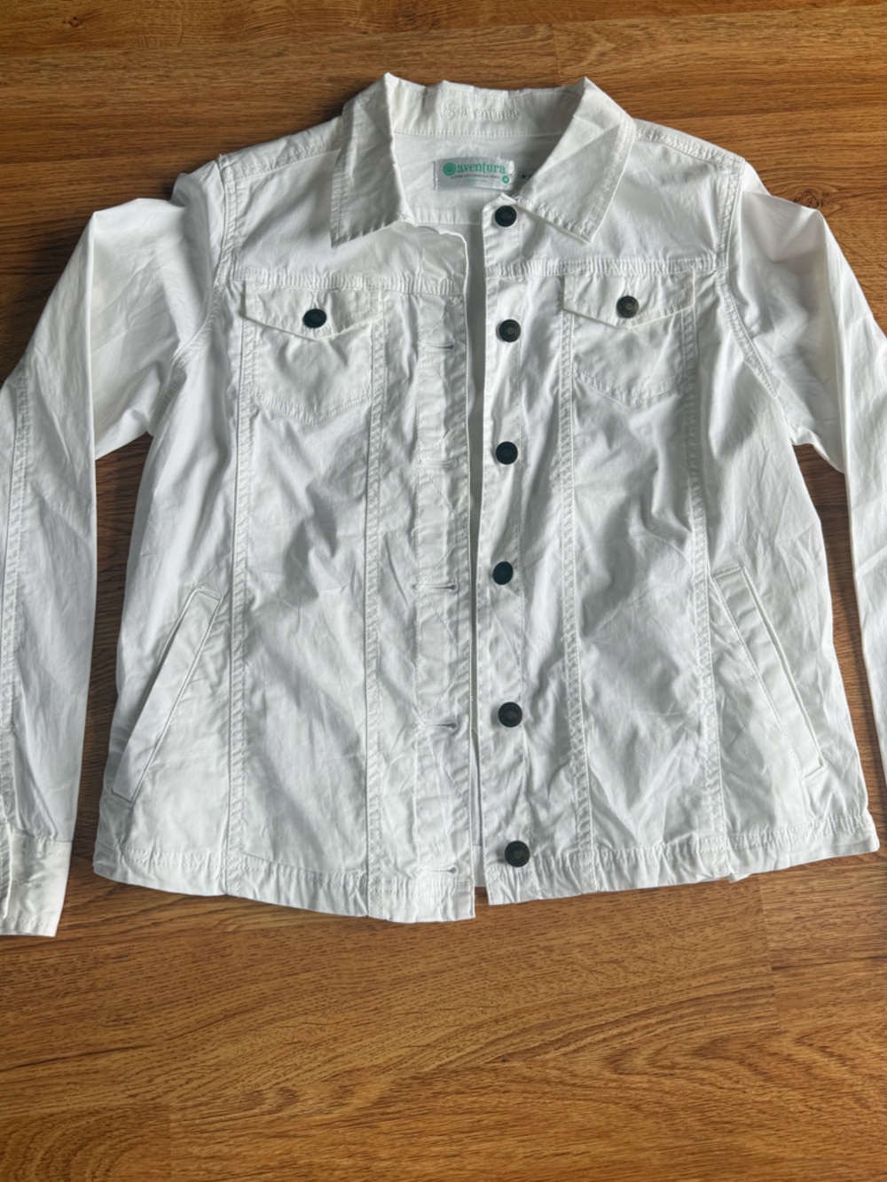 Aventura White Women's Button-Front Jacket, like new